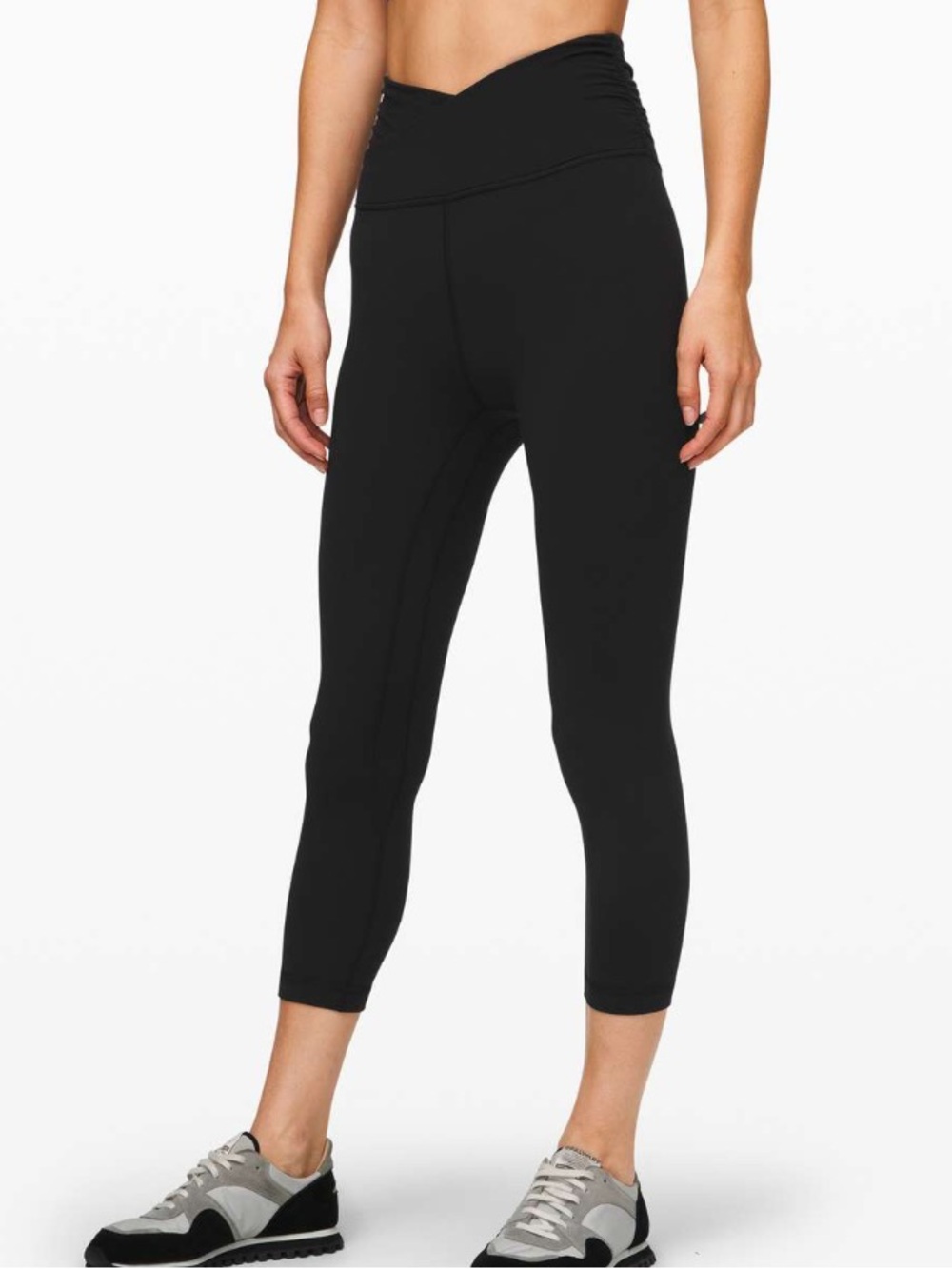 Lululemon Align Crop 21" Cross Waist Legging — Black